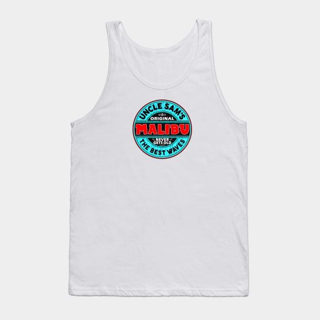 Surfing Malibu California Tank Top by heybert00